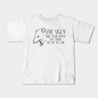 Opossum Quotes Kids T-Shirt